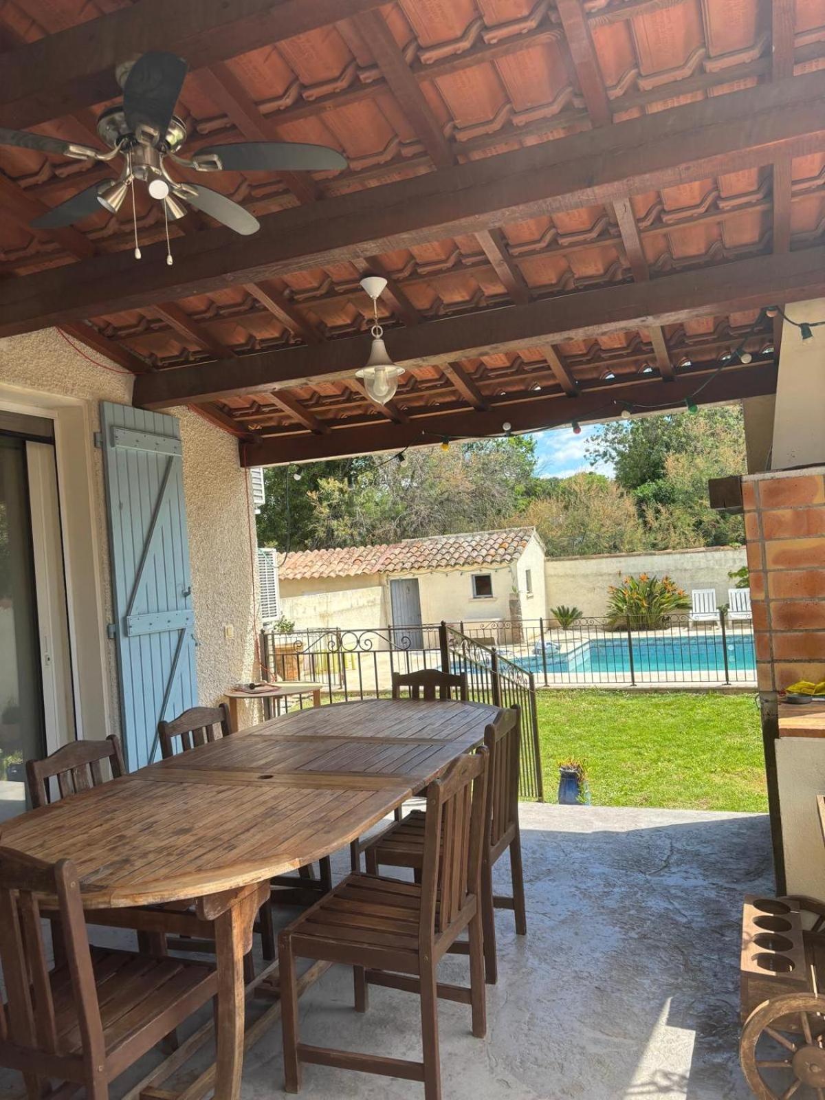 La Maison Brennus , Piscine, 15 Min Des Plages Béziers Exteriör bild